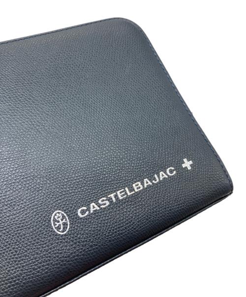 CASTELBAJAC（カステルバジャック）CASTELBAJAC (カステルバジャック) ハンドバッグ　セカンドバッグ　クラッチバッグ　日本製 ネイビー サイズ:実寸参照の古着・服飾アイテム