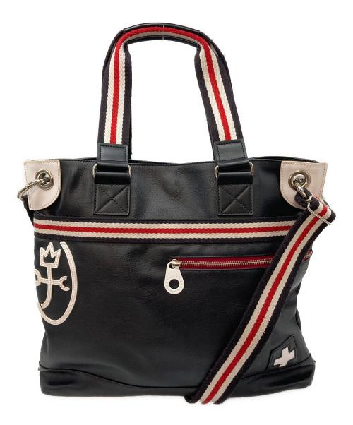 CASTELBAJAC（カステルバジャック）CASTELBAJAC (カステルバジャック) 2WAYショルダーバッグ　トートバッグ　ショルダーバッグ　日本製 ネイビー サイズ:実寸参照の古着・服飾アイテム