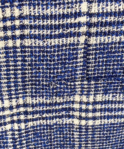 TAGLIATORE（タリアトーレ）TAGLIATORE (タリアトーレ) Brilla per il gusto (ブリッラ ペル イルグースト) ツイードテーラードジャケット　アウター　ライトアウター　ビジネス　カジュアル　イタリア製　チェック ネイビー サイズ:44/7の古着・服飾アイテム