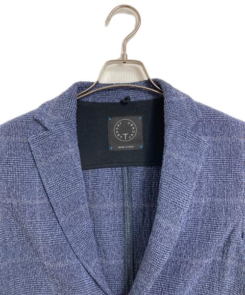 T-JACKET By TONELLO（ティージャケット バイ トネッロ）T-JACKET By TONELLO (ティージャケット バイ トネッロ) テーラードジャケット　アウター　ライトアウター　ビジネス　カジュアル　イタリア製 ネイビー サイズ:Sの古着・服飾アイテム