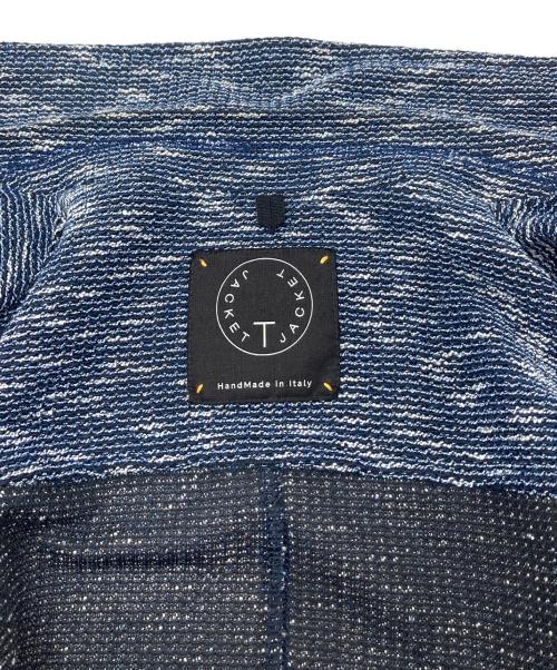 T-JACKET By TONELLO（ティージャケット バイ トネッロ）T-JACKET By TONELLO (ティージャケット バイ トネッロ) テーラードジャケット　アウター　ライトアウター　ビジネス　カジュアル　イタリア製 ネイビー サイズ:Sの古着・服飾アイテム