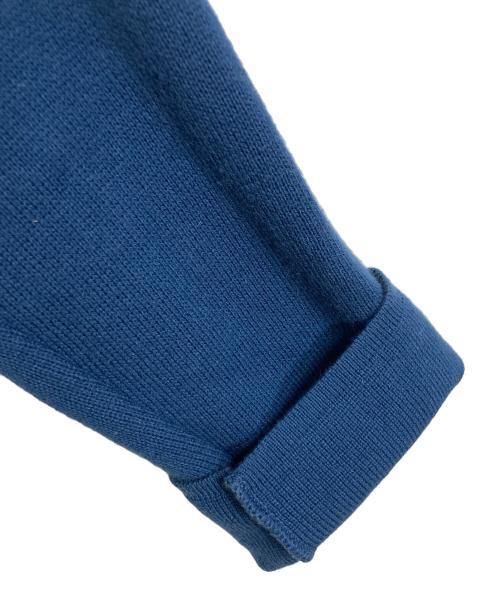 LARDINI（ラルディーニ）LARDINI (ラルディーニ) コットンミラノリブニットジャケット　アウター　ライトアウター　イタリア製 ネイビー サイズ:XSの古着・服飾アイテム
