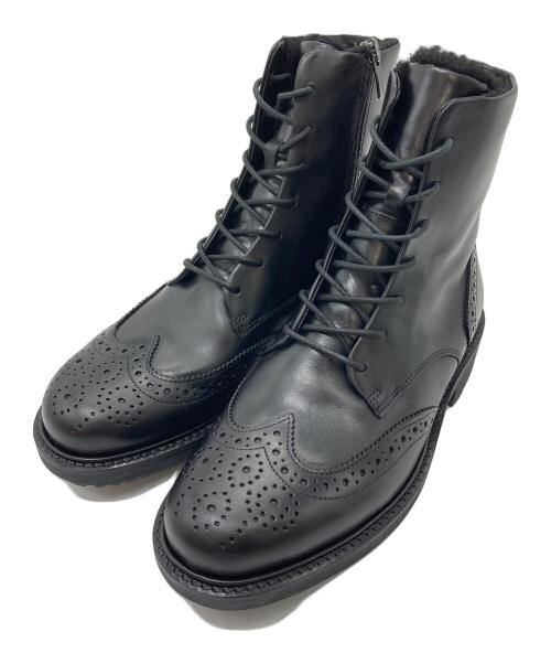 ECCO（エコー）ECCO (エコー) METROPOLE OSLO レースアップブーツ　ショートブーツ ブラック サイズ:37の古着・服飾アイテム