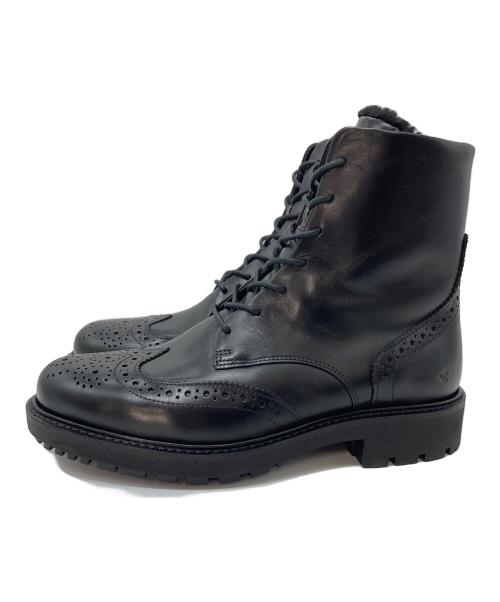 ECCO（エコー）ECCO (エコー) METROPOLE OSLO レースアップブーツ　ショートブーツ ブラック サイズ:37の古着・服飾アイテム