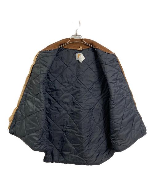 CarHartt（カーハート）CarHartt (カーハート) ダックベスト　中綿ベスト　アウター　ライトアウター ベージュ サイズ:実寸参照の古着・服飾アイテム