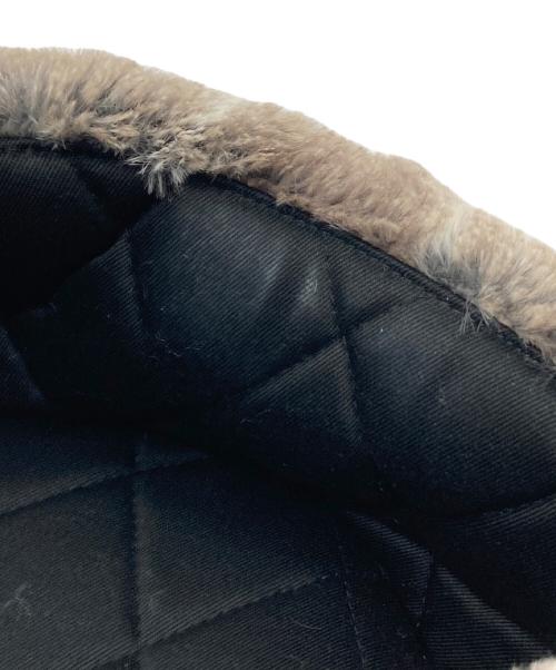 SUPREME（シュプリーム）SUPREME (シュプリーム) Faux Fur Ushanka Hat フェイクファー ウシャンカハット　帽子　24AW グレー×ブラック サイズ:MLサイズの古着・服飾アイテム