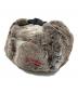 SUPREME（シュプリーム）の古着「Faux Fur Ushanka Hat フェイクファー ウシャンカハット　帽子　24AW」｜グレー×ブラック