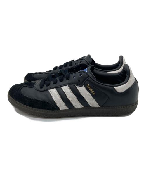 adidas（アディダス）adidas (アディダス) Samba OG （サンバOG）Leather Sneakers ブラック サイズ:US 7.5の古着・服飾アイテム