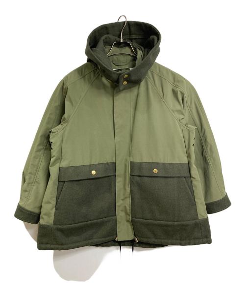 Traditional Weatherwear（トラディショナルウェザーウェア）Traditional Weatherwear (トラディショナルウェザーウェア) ORKENY WITH LINR オークニーブルゾン　アウター グリーン サイズ:32（実寸参照）の古着・服飾アイテム