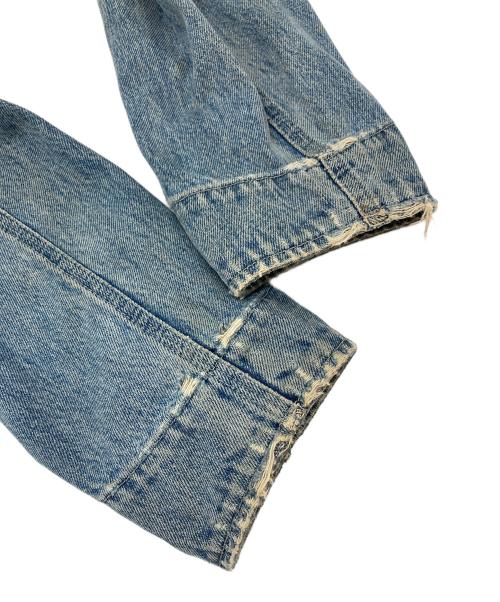 RRL（ダブルアールエル）RRL (ダブルアールエル) 【古着】90's 三ツ星 デニムカバーオール　デニムジャケット　アウター　ライトアウター　第一期 USA製  90年代 ブルー サイズ:Mの古着・服飾アイテム