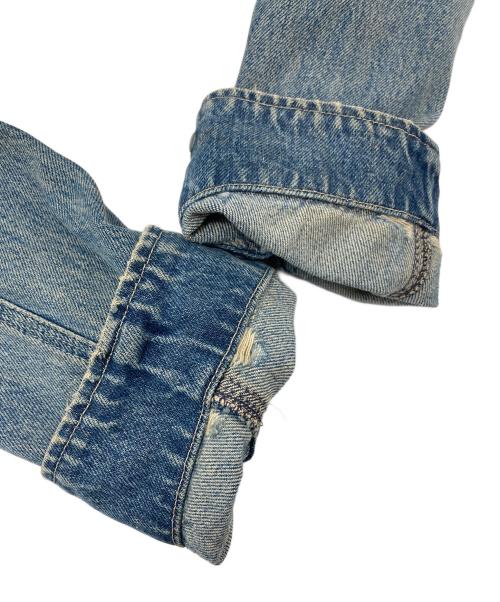RRL（ダブルアールエル）RRL (ダブルアールエル) 【古着】90's 三ツ星 デニムカバーオール　デニムジャケット　アウター　ライトアウター　第一期 USA製  90年代 ブルー サイズ:Mの古着・服飾アイテム
