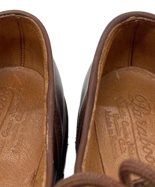 PARABOOT（パラブーツ）PARABOOT (パラブーツ) 【OLD】90’ｓ ミカエル チロリアンシューズ　90年代　フランス製　デカタグ ブラウン/MARRON/マロン サイズ:UK 3.5の古着・服飾アイテム