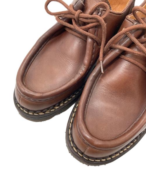 PARABOOT（パラブーツ）PARABOOT (パラブーツ) 【OLD】90’ｓ ミカエル チロリアンシューズ　90年代　フランス製　デカタグ ブラウン/MARRON/マロン サイズ:UK 3.5の古着・服飾アイテム