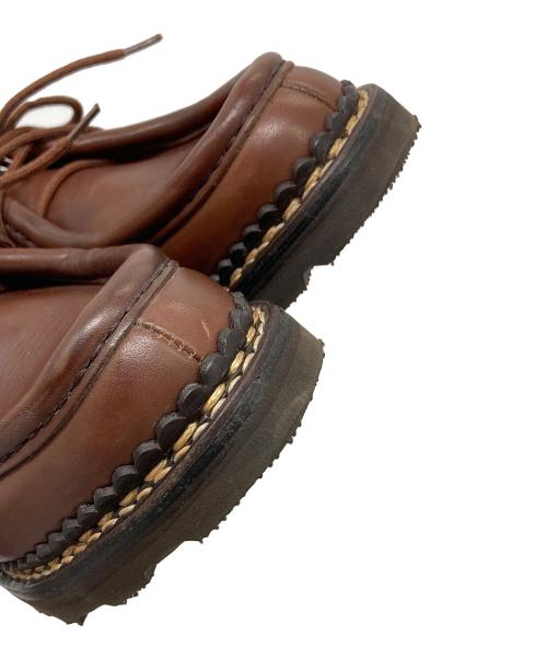 PARABOOT（パラブーツ）PARABOOT (パラブーツ) 【OLD】90’ｓ ミカエル チロリアンシューズ　90年代　フランス製　デカタグ ブラウン/MARRON/マロン サイズ:UK 3.5の古着・服飾アイテム