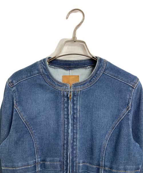 miss ashida（ミス アシダ）miss ashida (ミス アシダ) ウエストポイントストレッチデニムジャケット ブルー サイズ:7の古着・服飾アイテム