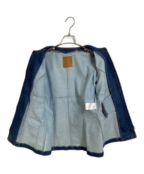 miss ashida（ミス アシダ）miss ashida (ミス アシダ) ウエストポイントストレッチデニムジャケット ブルー サイズ:7の古着・服飾アイテム