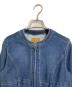 miss ashida (ミス アシダ) ウエストポイントストレッチデニムジャケット ブルー サイズ:7：5000円