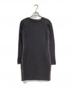 LORO PIANAロロピアーナ）の古着「カシミヤワンピース　2WAYワンピース　ノースリーブワンピース　イタリア製」｜ブラウン
