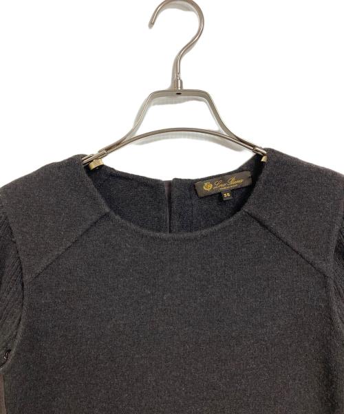 LORO PIANA（ロロピアーナ）LORO PIANA (ロロピアーナ) カシミヤワンピース　2WAYワンピース　ノースリーブワンピース　イタリア製 ブラウン サイズ:38の古着・服飾アイテム