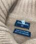 中古・古着 CHANEL (シャネル) カシミヤタートルネックニット 金釦 ココマーク刺繍　スコットランド製 ベージュ サイズ:M：40000円