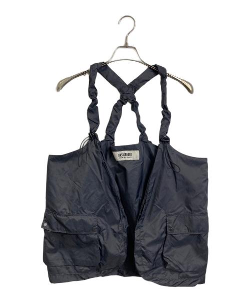 BASISBROEK（バージスブルック）BASISBROEK (バージスブルック) ナイロンベスト ネイビー サイズ:実寸参照の古着・服飾アイテム