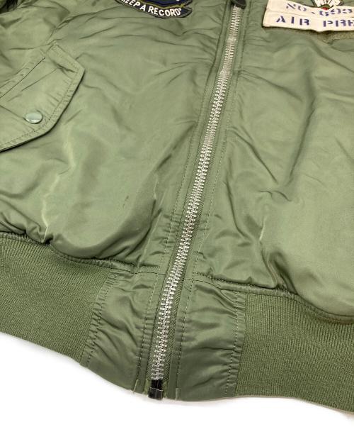 ALPHA（アルファ）ALPHA (アルファ) MA-1 コアスペック フライトジャケット カーキ サイズ:Mの古着・服飾アイテム