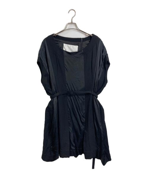 Maison Margiela（メゾンマルジェラ）Maison Margiela (メゾンマルジェラ) H&M (エイチアンドエム) 切替デザイン ワンピース　ビッグシルエット ブラック サイズ:FREEの古着・服飾アイテム