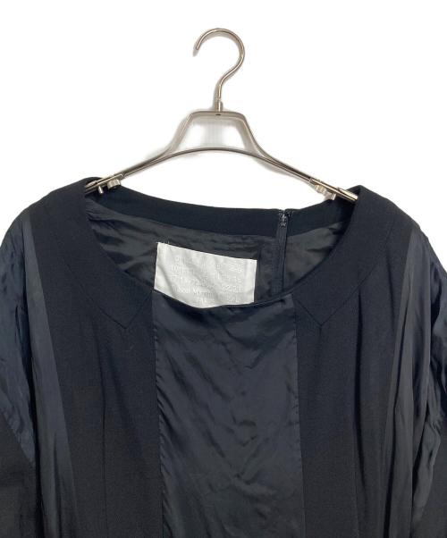 Maison Margiela（メゾンマルジェラ）Maison Margiela (メゾンマルジェラ) H&M (エイチアンドエム) 切替デザイン ワンピース　ビッグシルエット ブラック サイズ:FREEの古着・服飾アイテム