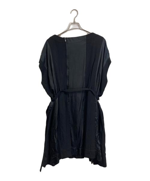 Maison Margiela（メゾンマルジェラ）Maison Margiela (メゾンマルジェラ) H&M (エイチアンドエム) 切替デザイン ワンピース　ビッグシルエット ブラック サイズ:FREEの古着・服飾アイテム