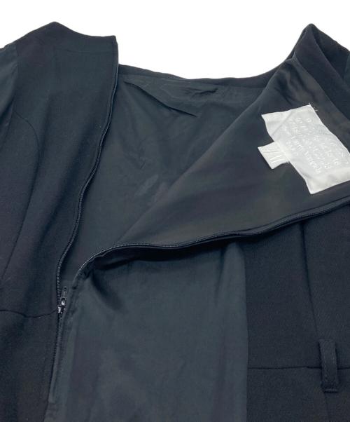 Maison Margiela（メゾンマルジェラ）Maison Margiela (メゾンマルジェラ) H&M (エイチアンドエム) 切替デザイン ワンピース　ビッグシルエット ブラック サイズ:FREEの古着・服飾アイテム