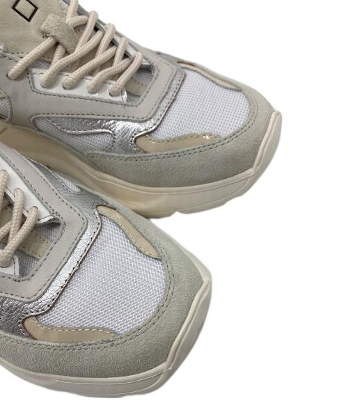 D.A.T.E.（デイト）D.A.T.E. (デイト) FUGA ホワイト×グレー×ピンク サイズ:US 6.5の古着・服飾アイテム