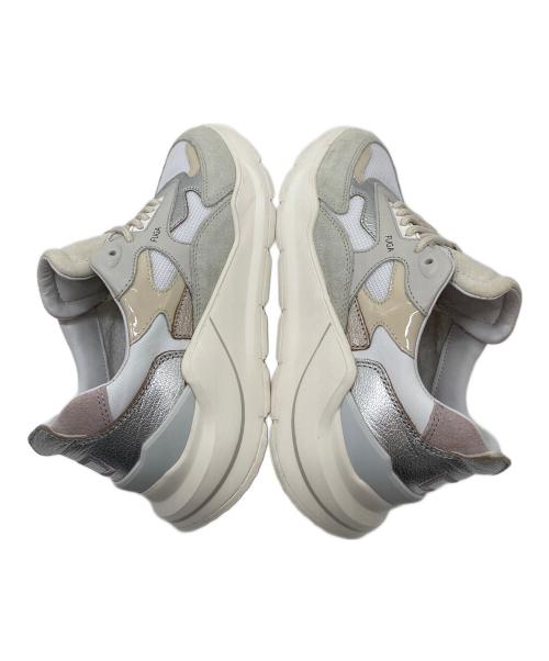 D.A.T.E.（デイト）D.A.T.E. (デイト) FUGA ホワイト×グレー×ピンク サイズ:US 6.5の古着・服飾アイテム