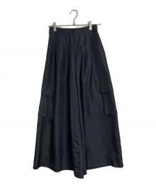 Lig.（リグドット）の古着「ワイドカーゴパンツ　」｜ブラック