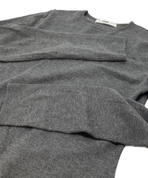 forme（フォルメ）forme (フォルメ) 24AW ストレッチニット　東原亜希・金子綾さんコラボ グレー サイズ:FREEの古着・服飾アイテム