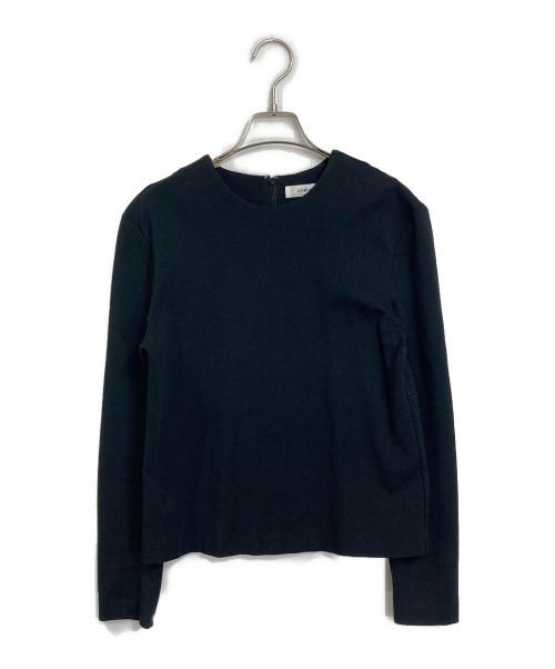CARLA（カーラ）CARLA (カーラ) Lady shoulder tops 長袖カットソー ブラック サイズ:2の古着・服飾アイテム