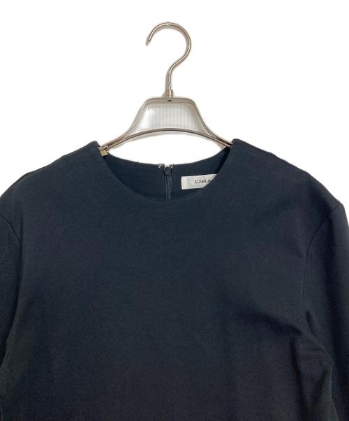 CARLA（カーラ）CARLA (カーラ) Lady shoulder tops 長袖カットソー ブラック サイズ:2の古着・服飾アイテム