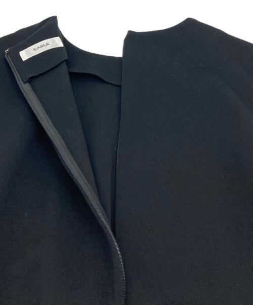CARLA（カーラ）CARLA (カーラ) Lady shoulder tops 長袖カットソー ブラック サイズ:2の古着・服飾アイテム