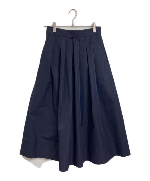 SHE TOKYO（シートーキョー）SHE TOKYO (シートーキョー) ANNA タックスカート ネイビー サイズ:36の古着・服飾アイテム