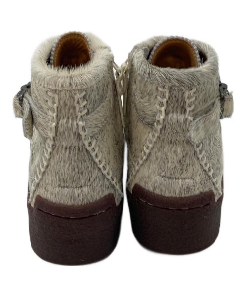 FOOT INDUSTRY（フットインダストリー）FOOT INDUSTRY (フットインダストリー) IRENISA (イレニサ) MOCCASIN SNEAKERS　モカシン ホワイト×ブラウン/HORSE サイズ:42の古着・服飾アイテム