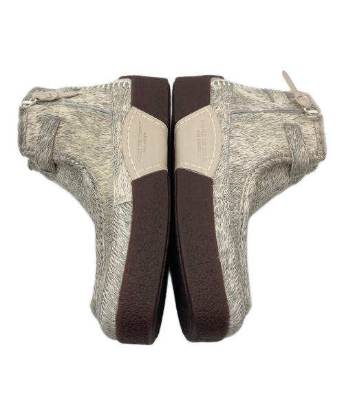 FOOT INDUSTRY（フットインダストリー）FOOT INDUSTRY (フットインダストリー) IRENISA (イレニサ) MOCCASIN SNEAKERS　モカシン ホワイト×ブラウン/HORSE サイズ:42の古着・服飾アイテム