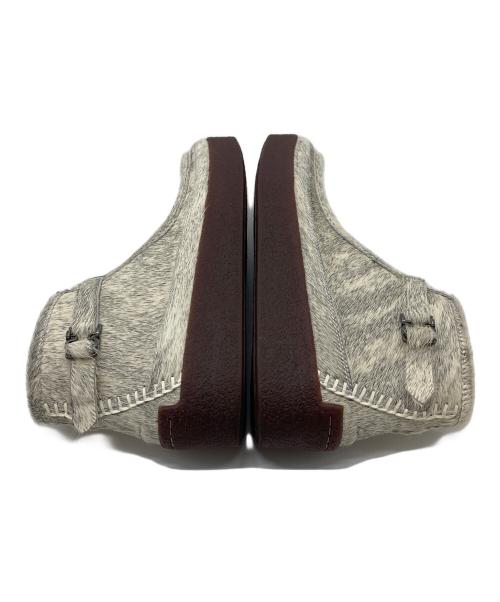 FOOT INDUSTRY（フットインダストリー）FOOT INDUSTRY (フットインダストリー) IRENISA (イレニサ) MOCCASIN SNEAKERS　モカシン ホワイト×ブラウン/HORSE サイズ:42の古着・服飾アイテム