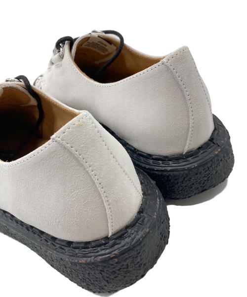 Maison MIHARA YASUHIRO（メゾン ミハラ ヤスヒロ）Maison MIHARA YASUHIRO (メゾン ミハラ ヤスヒロ) THAMES SUEDE SHOES　厚底シューズ ホワイト×ブラック サイズ:41の古着・服飾アイテム