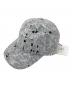 KIJIMA TAKAYUKI（キジマタカユキ）の古着「ASHI PRINT 6PANEL CAP」｜ホワイト×ブラック