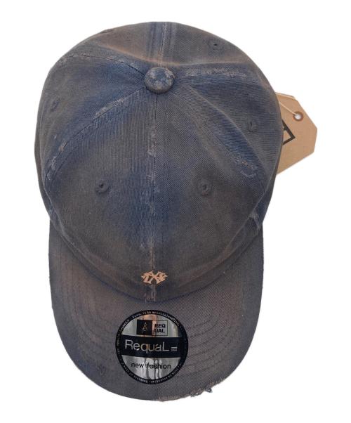 RequaL≡（リコール）RequaL≡ (リコール) Damage Logo Baseball Cap　デニムキャップ ネイビー サイズ:FREE 未使用品の古着・服飾アイテム