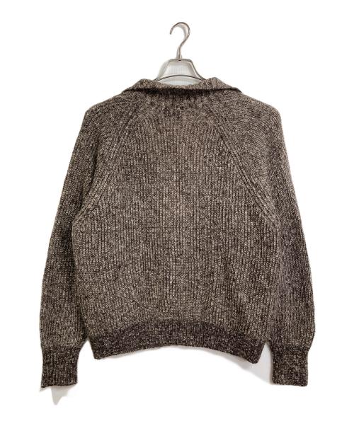 SUGARHILL（シュガーヒル）SUGARHILL (シュガーヒル) MOHAIR PULLOVER SWEATER  スキッパーニット　モヘア プルオーバー セーター　日本製 ブラウン サイズ:2 未使用品の古着・服飾アイテム