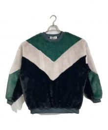 DISCOVERED（ディスカバード）の古着「Far pullover  ファープルオーバー」｜グリーン×ブラック×ホワイト
