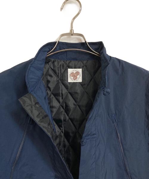 SAY HELLO（セイハロー）SAY HELLO (セイハロー) チャイナジャケット　ナイロンジャケット　アウター　日本製 ネイビー サイズ:Mの古着・服飾アイテム