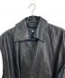 Blanc YM (ブランワイエム) Leather Short Trench Vest レザーベスト　別注 ブラック サイズ:M 未使用品：20000円