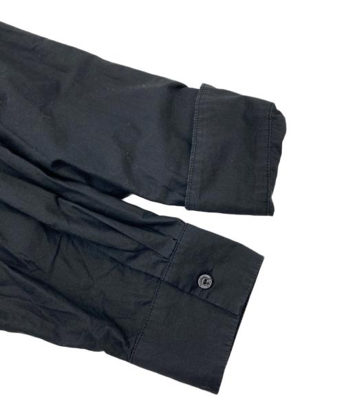 MaxMara（マックスマーラ）MaxMara (マックスマーラ) スキッパーシャツ　刺繍シャツ ブラック サイズ:実寸参照の古着・服飾アイテム