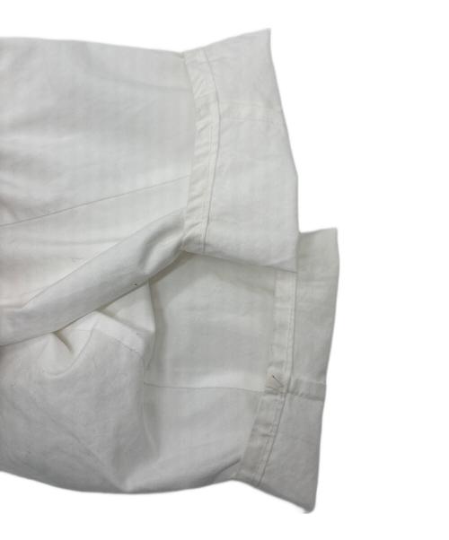 LOEFF（ロエフ）LOEFF (ロエフ) LF CTN BRD TIE SHIRT  Vネックブラウス ホワイト サイズ:FREEの古着・服飾アイテム